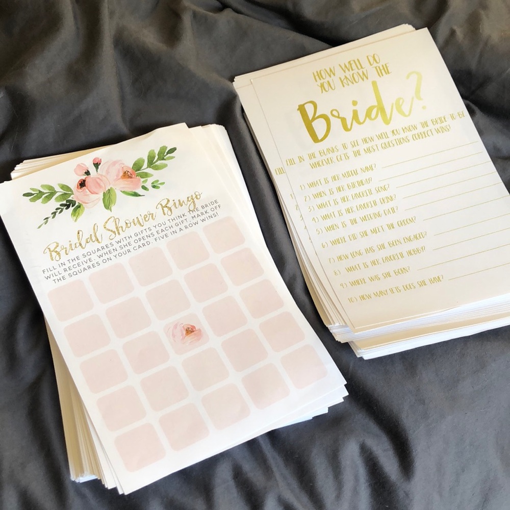 Bridal Shower Games